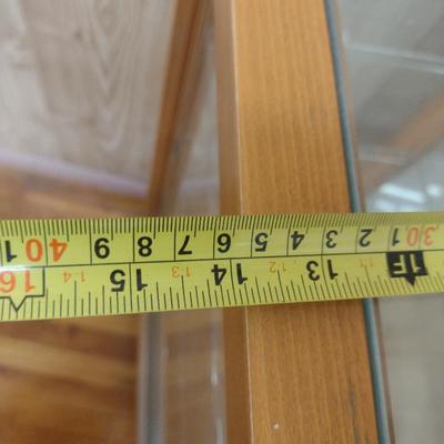 Vintage Waddell Wood and Glass Display Case