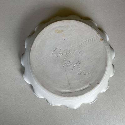 Vintage Pottery Pie Plate Dish