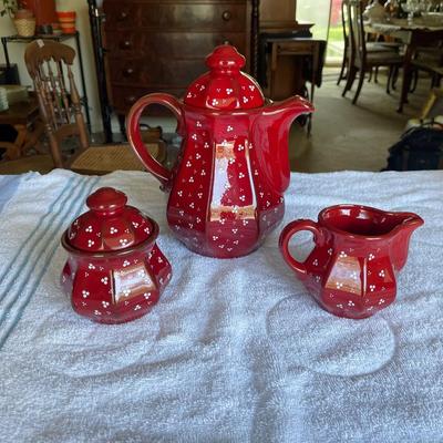 Red Tea / Coffee Set