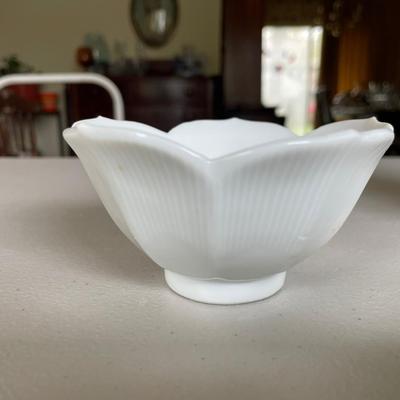 Set of 6 White Ceramic Bowl
