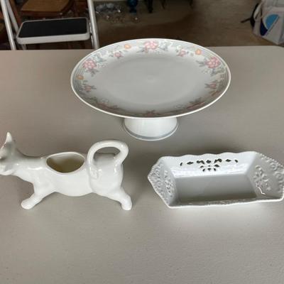 Lot of White Decorative Items