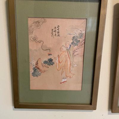 Set of Japanese prints