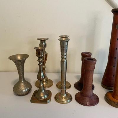 Lot of Assorted Candle Holders