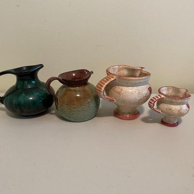 Assorted Pottery Small Pitchers