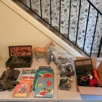 Vintage Toys and Acessories, and Books