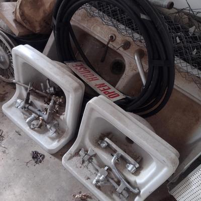 Collection of Sinks- Two Ceramic, Enameled Cast Metal