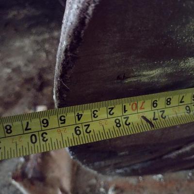 Vintage Industrial Wooden Spool- Approx 29 1/2" in Diameter