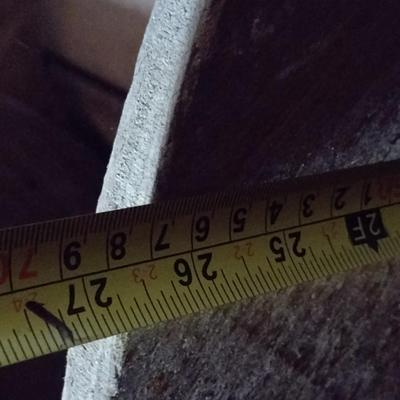 Vintage Industrial Wooden Spool- Approx 26 1/2" in Diameter