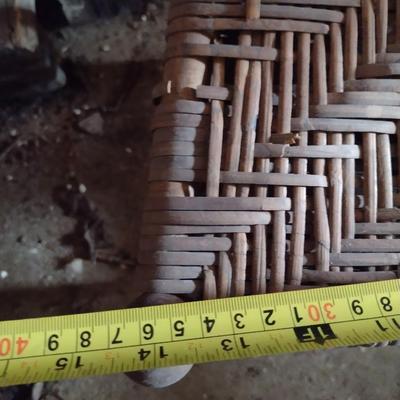 Wooden Chairs with Woven Cane Seats- Approx Twenty Pieces