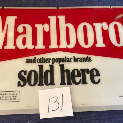 Vintage Marlboro Sign