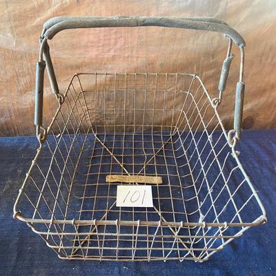 Vintage Metal Basket