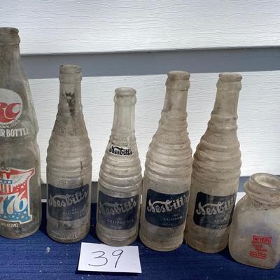 Vintage Soda Bottles