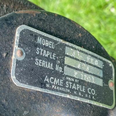 Vintage Acme Stapler