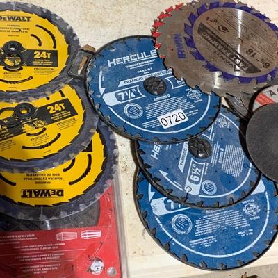 Large Lot Of Saw Blades