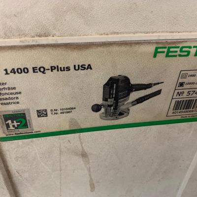 Festool 1400 EQ Router w/ Case