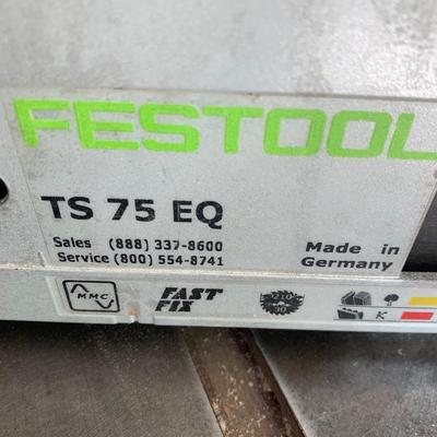 Festool TS 75 EQ Circular Saw w/Case