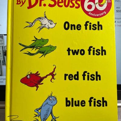 One Fish, Two Fish, Red Fish, Blue Fish by Dr. Seuss and Theodor Seuss Geisel in Good Preowned Condition. (Beginner Book).