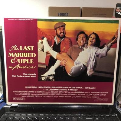 The Last Married Couple Original Lobby Card 11" x 14" in VG Condition from an Estate.