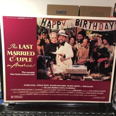 The Last Married Couple Original Lobby Card 11" x 14" in VG Condition from an Estate.