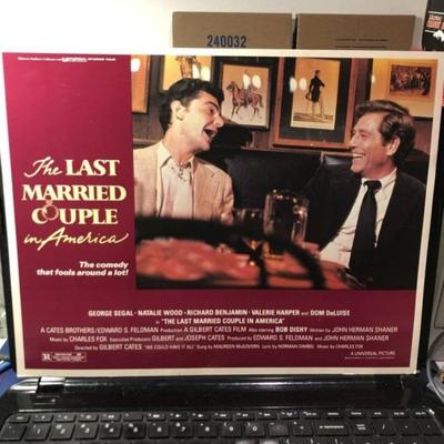 The Last Married Couple Original Lobby Card 11" x 14" in VG Condition from an Estate.