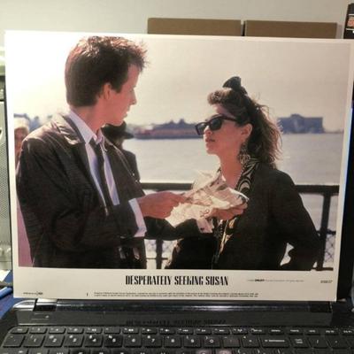 Desperately Seeking Susan Original Movie Lobby Card 11" x 14" in VG Condition from an Estate.