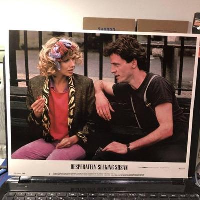 Desperately Seeking Susan Original Movie Lobby Card 11" x 14" in VG Condition from an Estate.