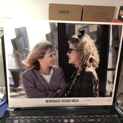 Desperately Seeking Susan Original Movie Lobby Card 11" x 14" in VG Condition from an Estate.