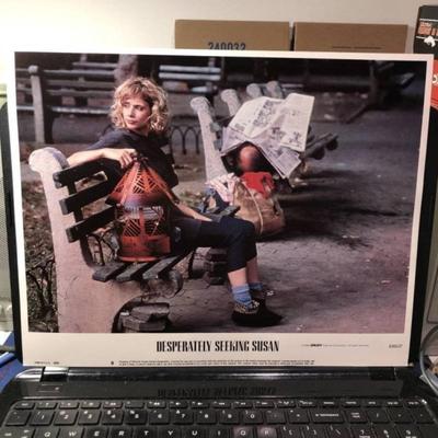 Desperately Seeking Susan Original Movie Lobby Card 11" x 14" in VG Condition from an Estate.