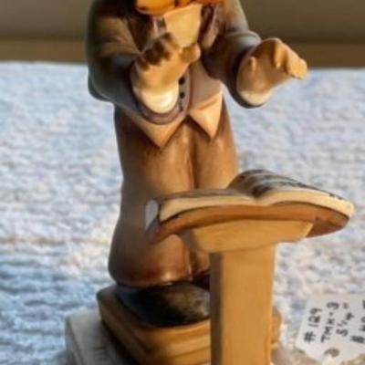 HUMMEL Figurine #129 TMK-3 BAND LEADER 5.25" Tall in Good Preowned Condition as Pictured.