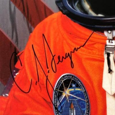 Vintage Christopher J. Ferguson Hand Signed 8x10 NASA Photograph in VG Condition.