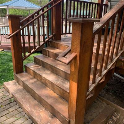 Like new lumber lot - Stair Railings/Posts ect