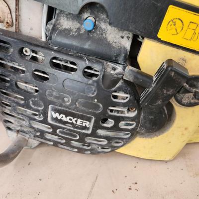Wacker BTS 1035 Concrete Pavement Cut Off Saw Gas Power untested Has Compression