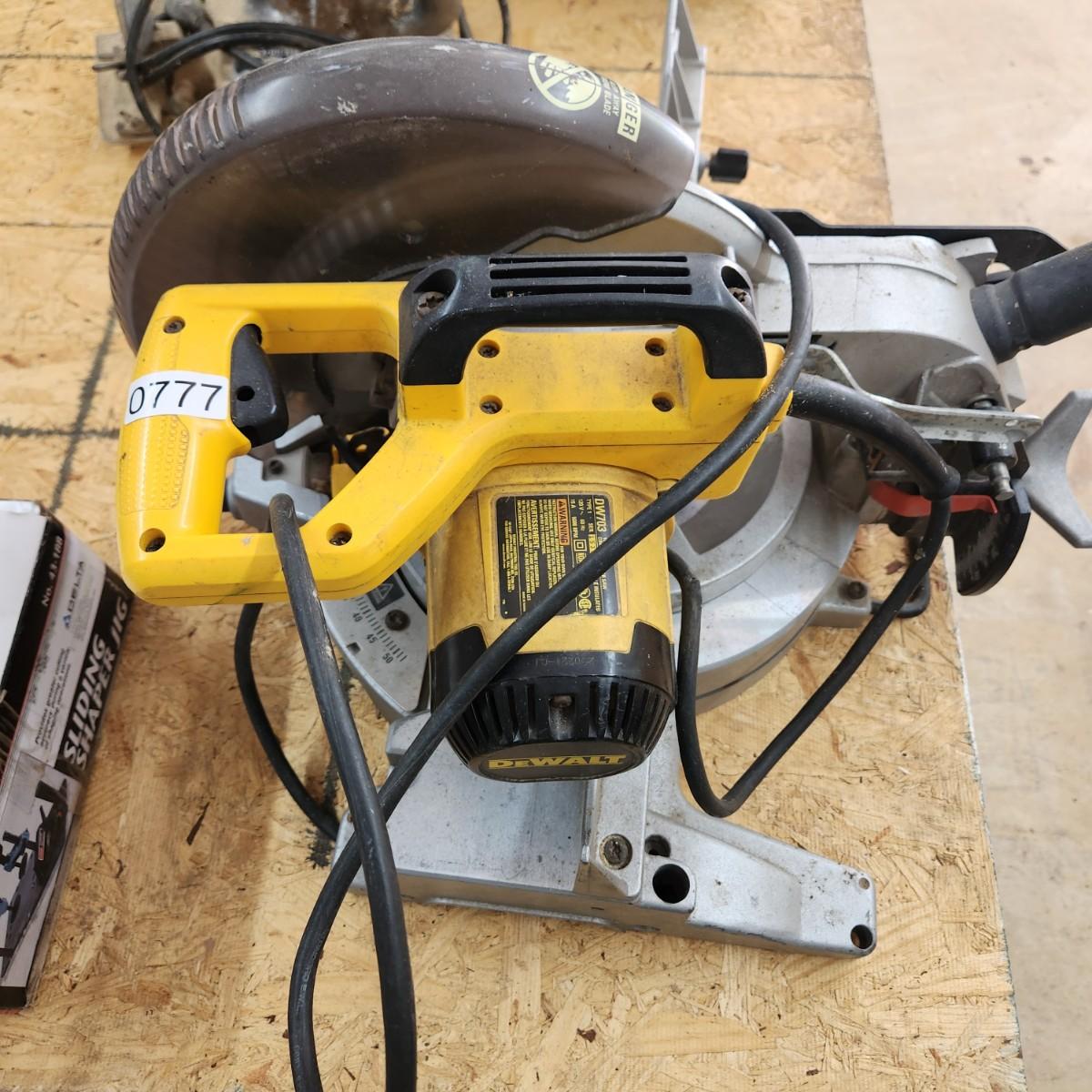 DEWALT DW703 Heavy Duty 10Inch Compound Miter saw Tested