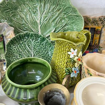 Mikasa Ceramics dinnerware, Cabbage plates, Tea plate
