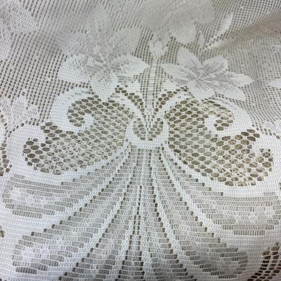Chantilly lace French white curtains