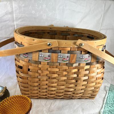 Copper Tea Kettle, Ships basket, antique toast