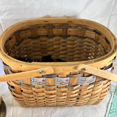 Copper Tea Kettle, Ships basket, antique toast