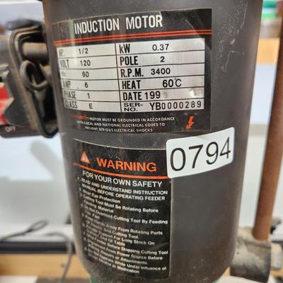 Grizzly Drill Press tested