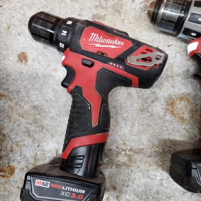 3 Milwaukee Drills With batteries Tested