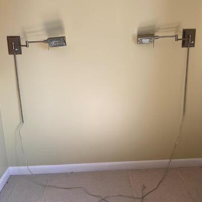 Pair of Matching Silver Wall Sconces (PB-DZ)