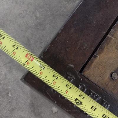 Antique Oak Frame Howe Scale Bulk Floor Scale 1887 Patent