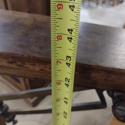 Antique Oak Frame Howe Scale Bulk Floor Scale 1887 Patent