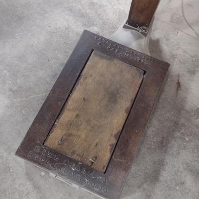 Antique Oak Frame Howe Scale Bulk Floor Scale 1887 Patent
