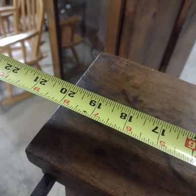 Antique Oak Frame Howe Scale Bulk Floor Scale 1887 Patent