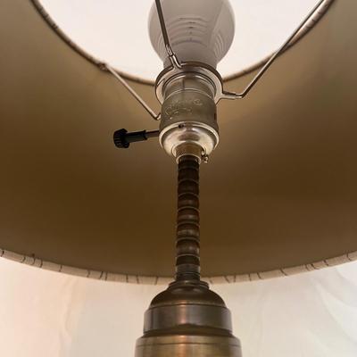 Table Lamp w/ Hand Painted Winter Scene (PB-DZ)