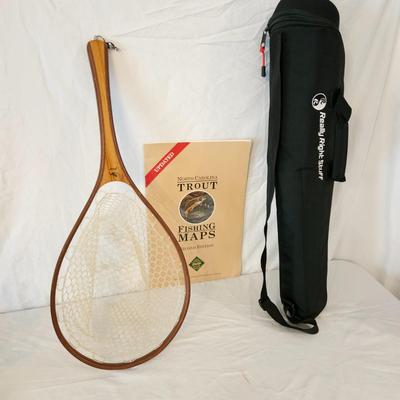 Brodin Net, Really Right Stuff Rod Case and a NC Trout Fishing Map (LR-DW)