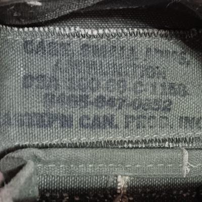 US Military issued ammunition bags - belt and canteen.