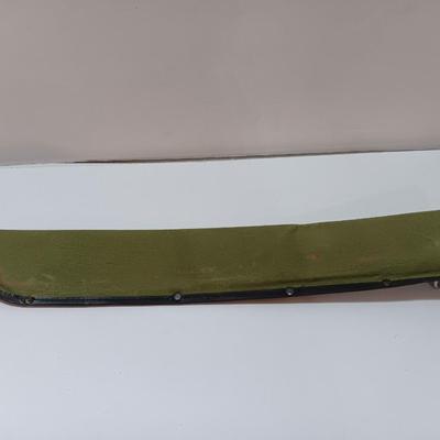 Large Machete with Military green fabric sheath,