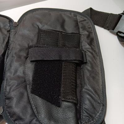 Leather belt - CAT Leather gloves - and a conceal carry pouch