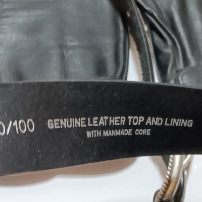 Leather belt - CAT Leather gloves - and a conceal carry pouch